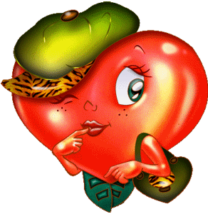 Gif animé coeur avec casquette